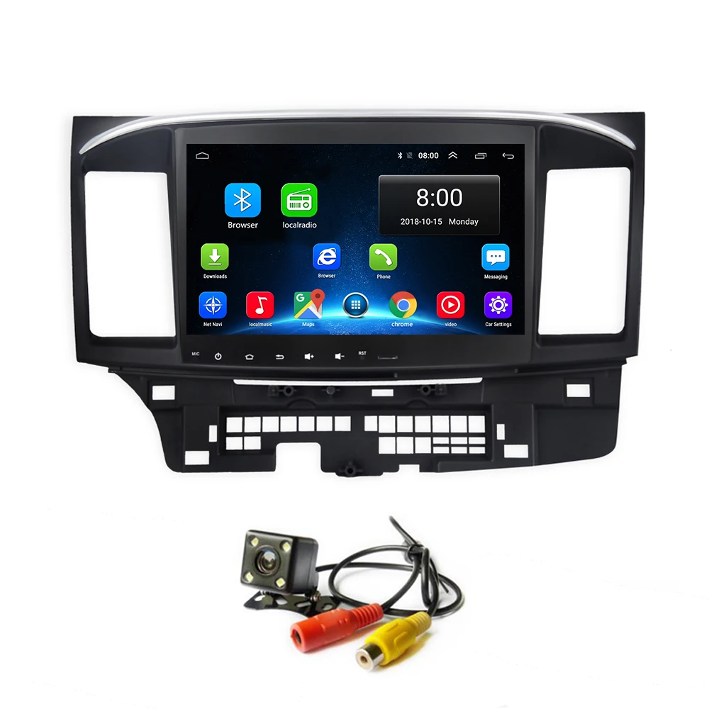 Android 8 1 автомобильный проигрыватель с радио и GPS Navi для Mitsubishi Lancer 2007 2016 Авто Стерео