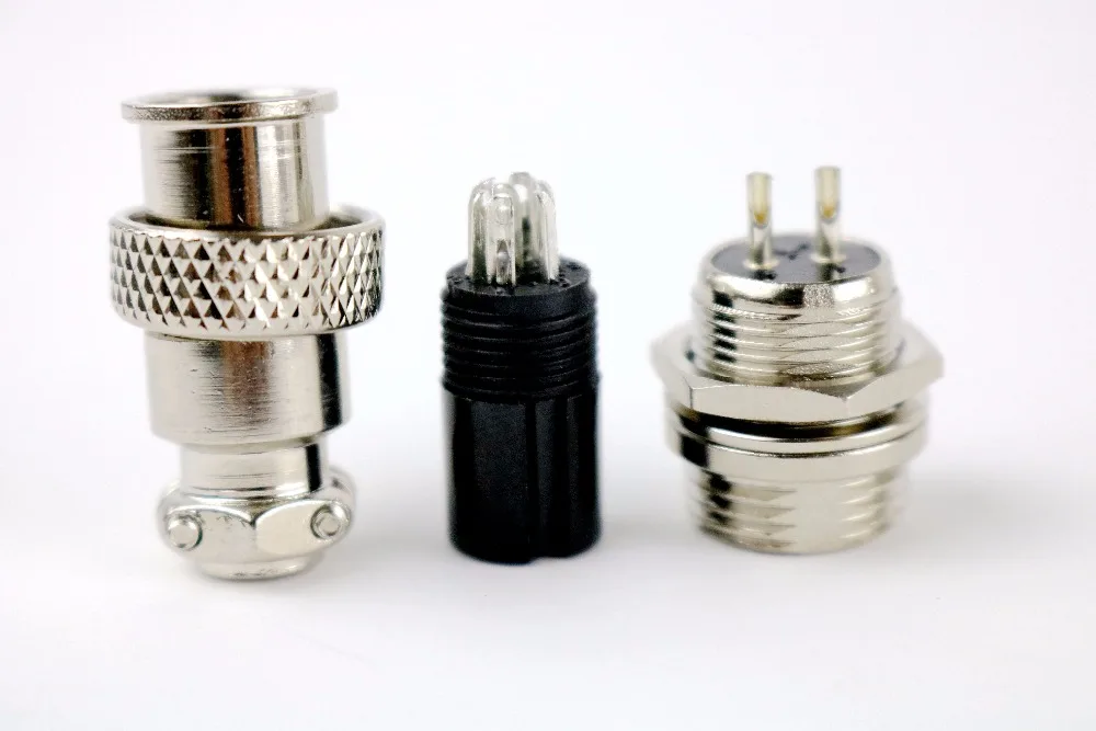 

GX12 2 3 4 5 6 7 Pin Male & Female 12mm Wire Panel Connector Aviation Plug L91 GX12 Circular Connector Socket Plug