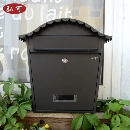Коробка для виллы почтовые ящики на открытом воздухе или стену кованый железный