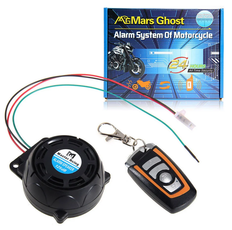 

Motorcycle Alarm System Anti-theft Security All-in-one Dish Type Alertor Motorbike Engine Burglar Alarm Motorcycle parts