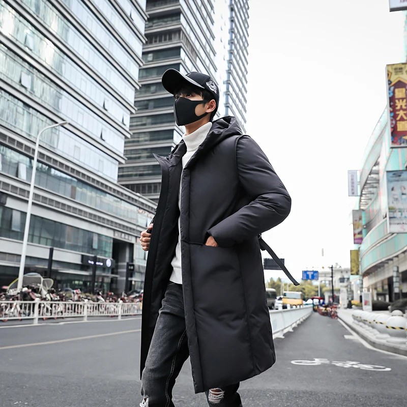 b High Quality Parka Men Winter Long Jacket Thick Cotton-Padded Mens Coat Male Fashion Casual Coats 5XL | Мужская одежда