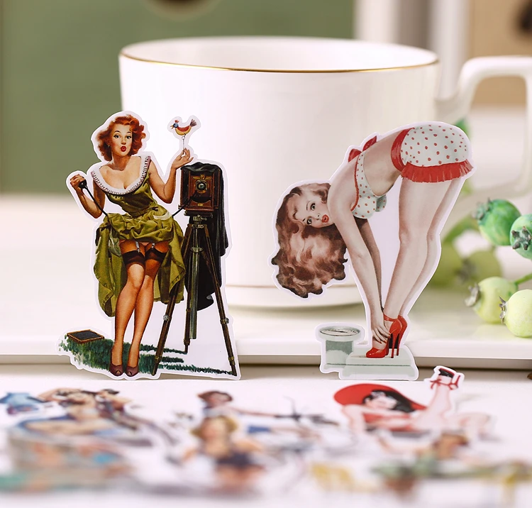 14/23 шт. декоративные Стикеры для девочек|kawaii girl stickers|self-made stickersstickers fashion |