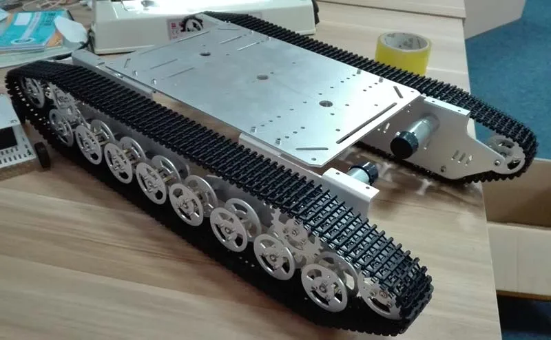 T800 полноприводный металлический гусеничный Танк шасси автомобиль Мобильная