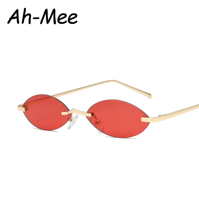 Маленькие овальные солнцезащитные очки для мужчин и женщин винтажные брендовые