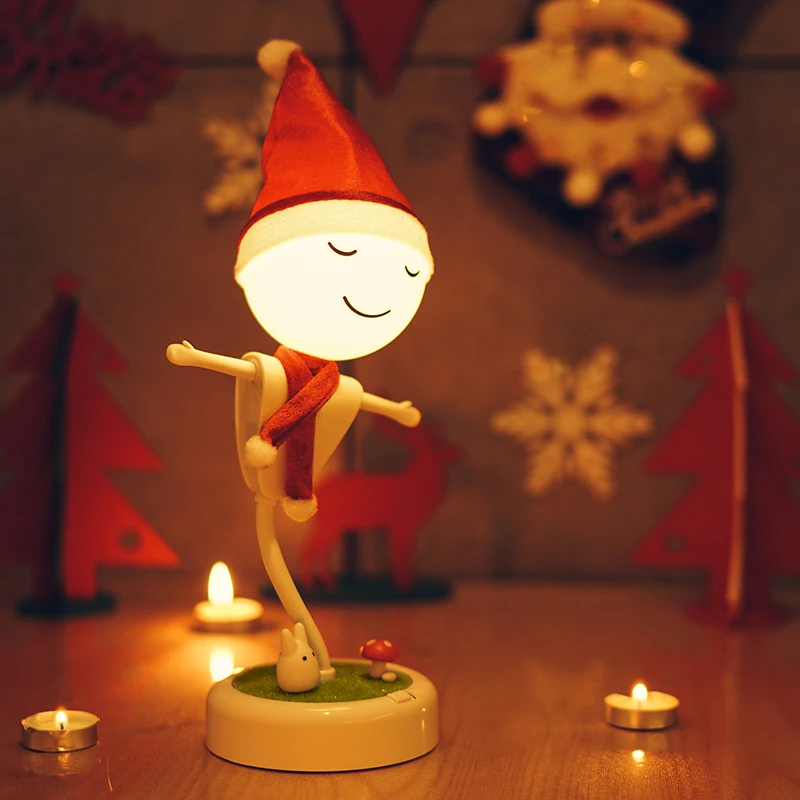 Креативный Рождественский подарок новинка Bluetooth ночник usb зарядка светодио дный