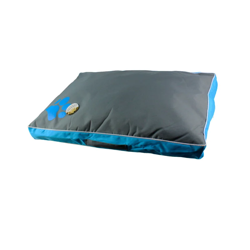 Blue Pawstrip M/L/XL кровать для больших собак мягкая подушка для щенков кровать с рисунком лапы Лабрадор Хаски Съемная крышка кровати для домашних животных для собак кошек - Цвет: Blue