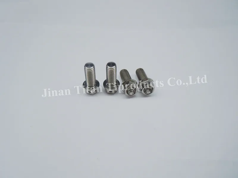 Титановый фланец Gr5 болт с шестигранной головкой резьба M8|bolt lock|m8bolt washer |