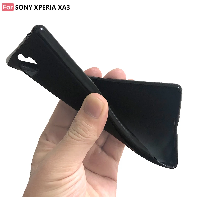 JURCHEN Phone Case For Sony Xperia XA3 Cartoon Colored Drawing Painted Micro Forsted Soft Silicone |