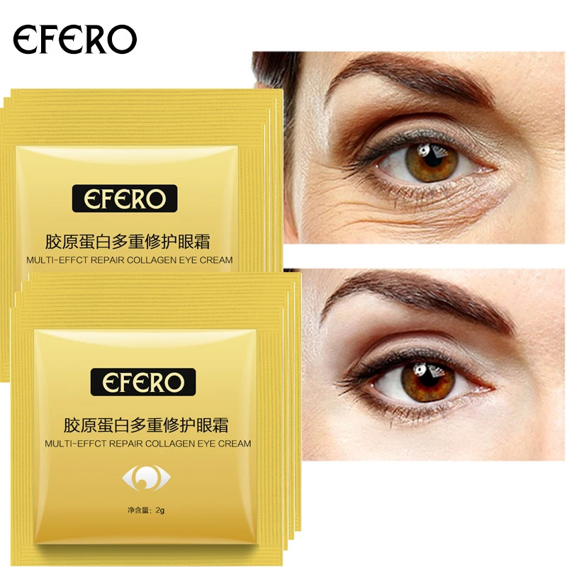 Дневной и ночной эластичный крем для глаз уход за кожей против отечности лицом