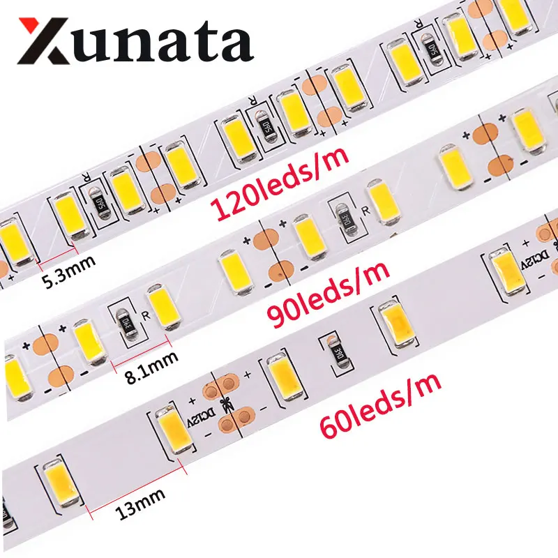 Супер яркая SMD 5630 Светодиодная лента 600 Холодный/Нейтральный Теплый/белый не