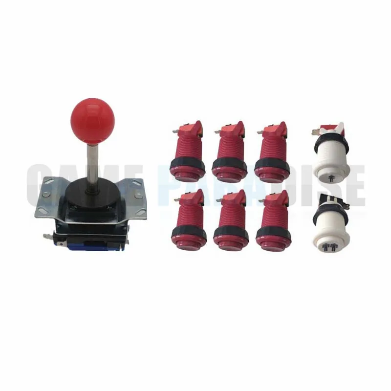 Джойстик с железной панелью и 8 кнопочными кнопками для Аркады DIY kit Multicade MAME Jamma Game