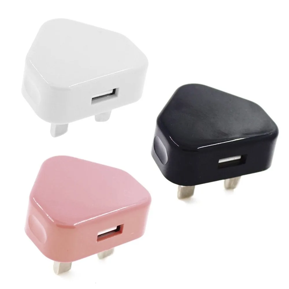 Штепсельная Вилка стандарта Великобритании 3 контактный usb адаптер зарядное
