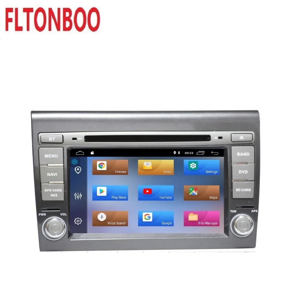 7 дюймов 2 din android 10 Автомобильный gps навигатор для fiat Bravo 2007 - 2011 радио wifi