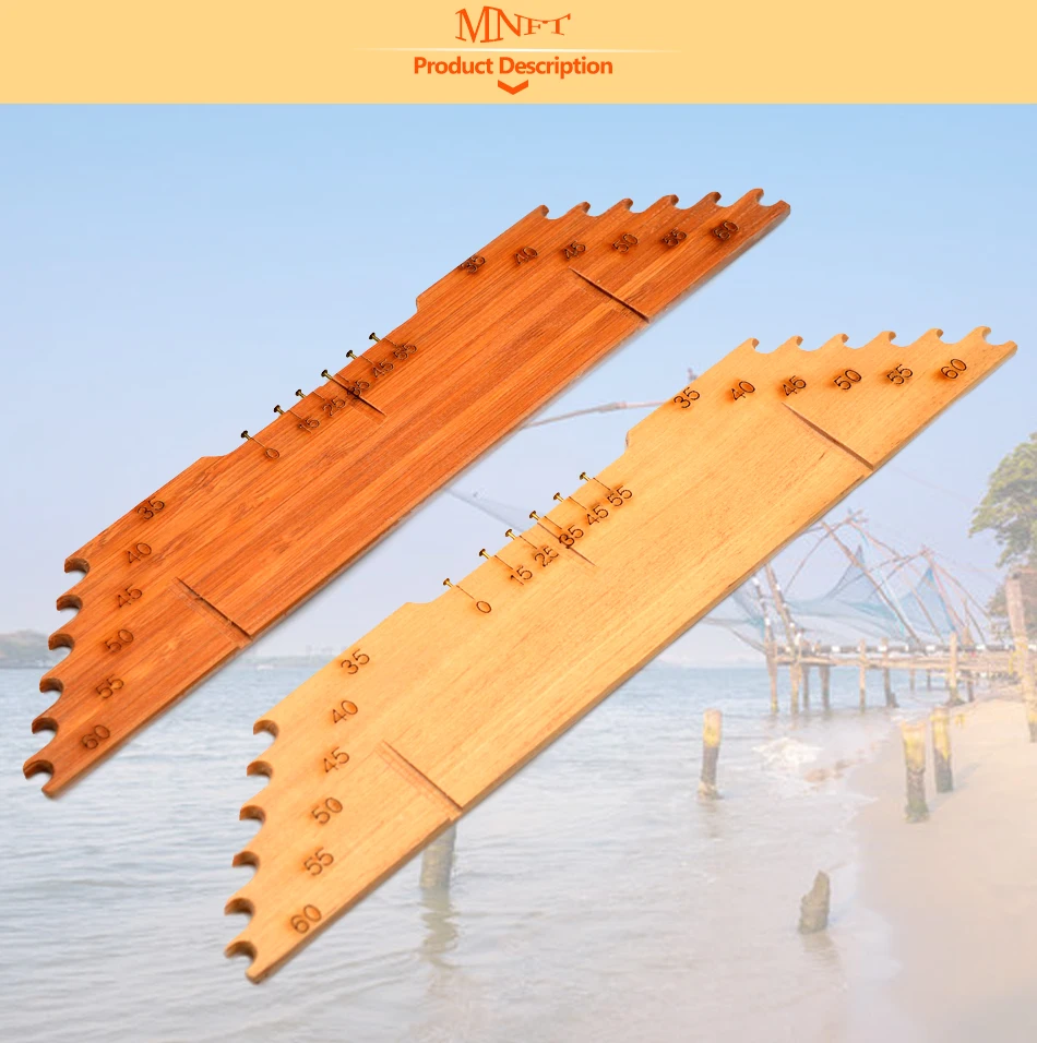 MNFT суб-линия измерительная линия доска винтажная Wooden35-60cm деревянная леска измерительная доска
