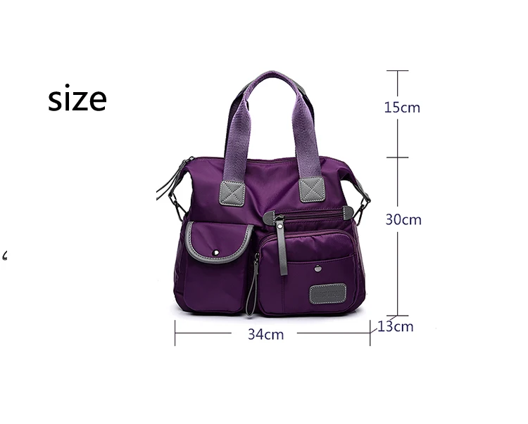 Новая женская модная водонепроницаемая сумка-тоут из Оксфорда Повседневная