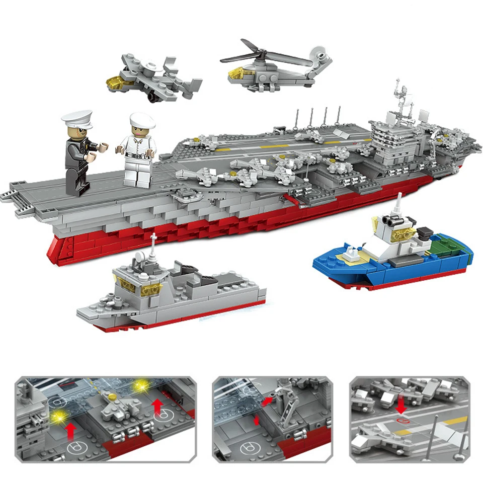 Фото USS Kitty Hawk CV-63 строительные блоки игрушка военные авианосцы дети Educatioanal модель USS Kitty Hawk CV-63 строительные блоки игрушка военные авианосцы дети Educatioanal модель