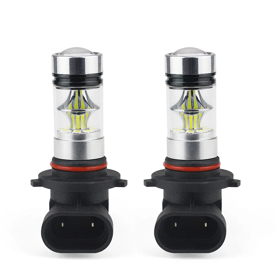 2 шт. 9005 100 Вт 9006 20SMD 3528 20 светодиодные лампы Противотуманные фары 6500 к 12В