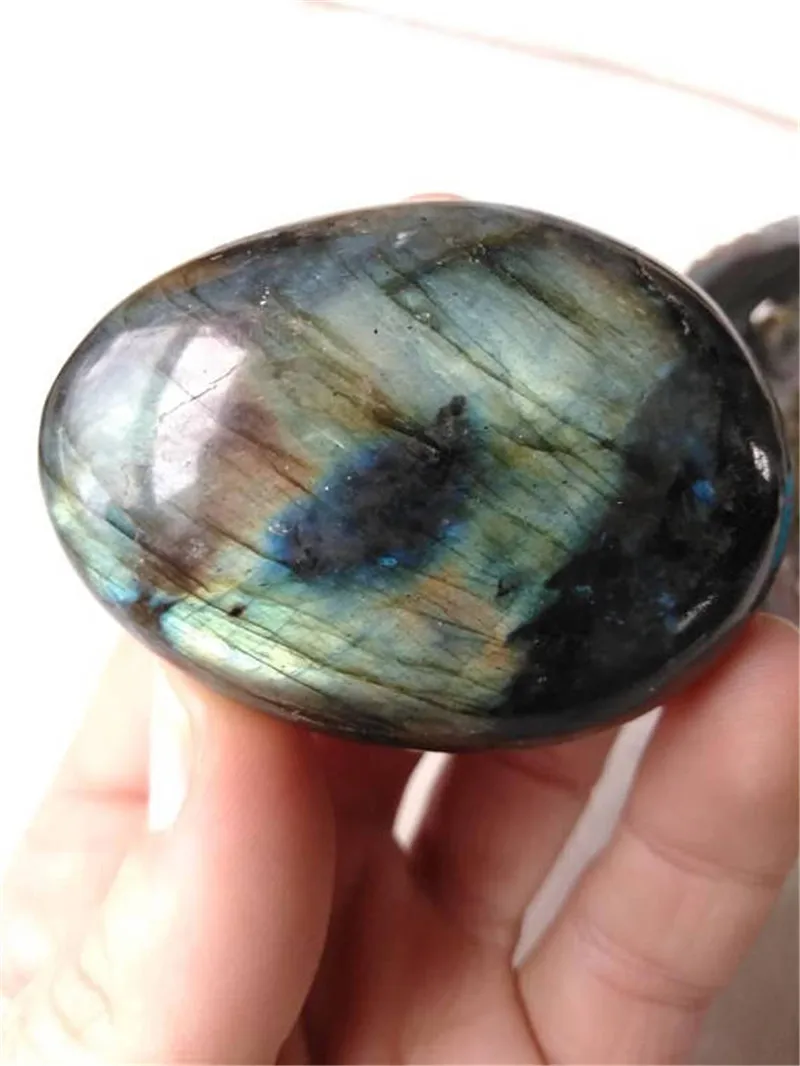 Прямая поставка натуральный лабрадорит драгоценный камень полированный