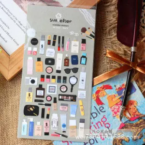 1 шт. декоративная наклейка для косметики, дневник, скрапбук, этикетка, сделай сам, канцелярские наклейки для телефона