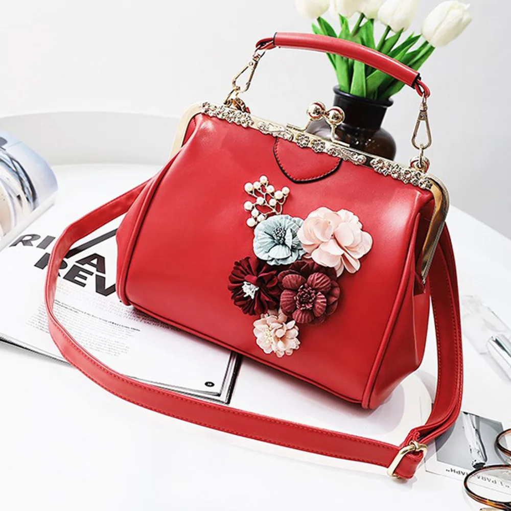 2018 Для женщин сумки в виде Металлической Рамки расшитые бисером сумка