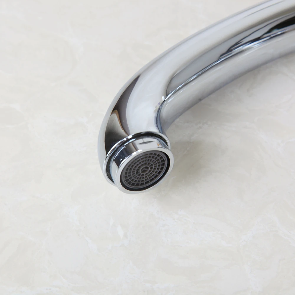 KEMAIDI RU смеситель для кухни из полированной хромированной латуни двойная ручка