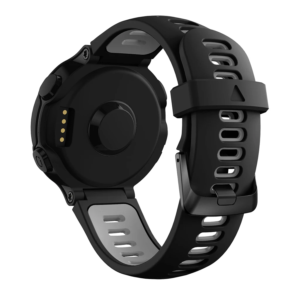 Ремешок сменный силиконовый для наручных часов Garmin Forerunner 235/735/220/230 | Наручные часы