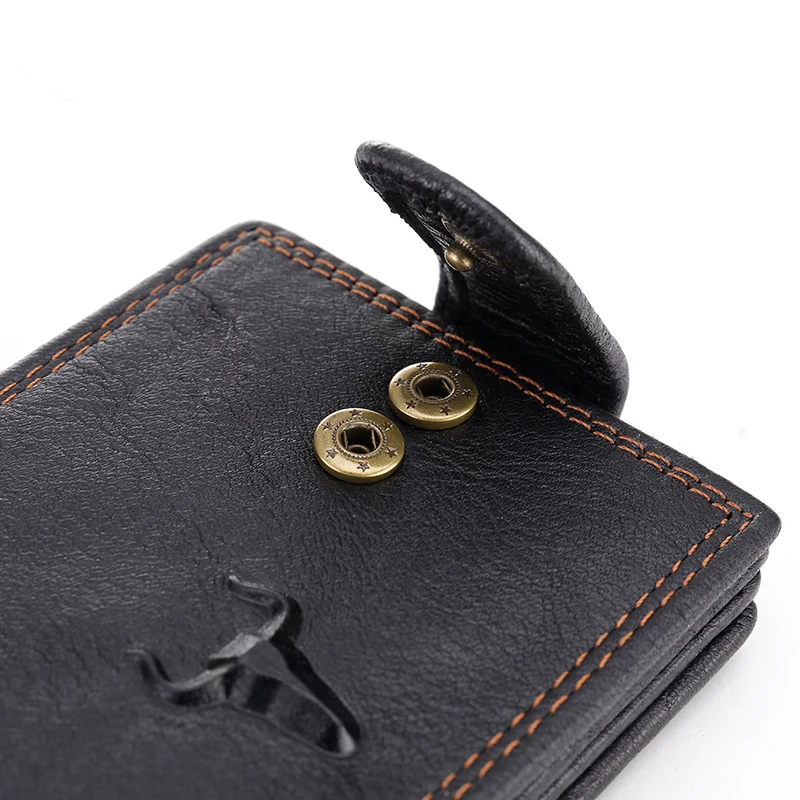 

ZLON New Sale Fashion Men Hasp Cover Credit Card Bags Leather Purse Bank 16 ID Card Case Business Holder Card Black Wallet K110