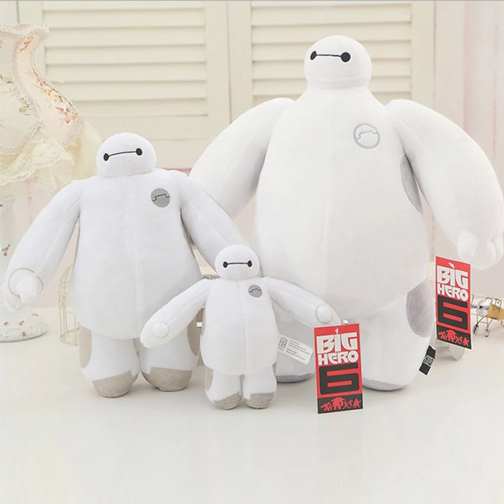 Высококачественные плюшевые куклы Baymax из мультфильма большой размер 50 см мягкие