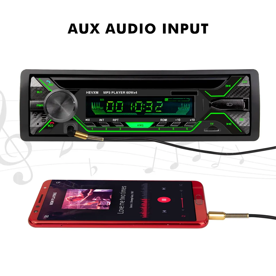 3010 Автомагнитола 1 Din Авторадио Bluetooth стерео радио MP3 мультимедийный плеер Aux вход поддержка FM/MP3/WMA/USB/TF автомобильный Радио плеер