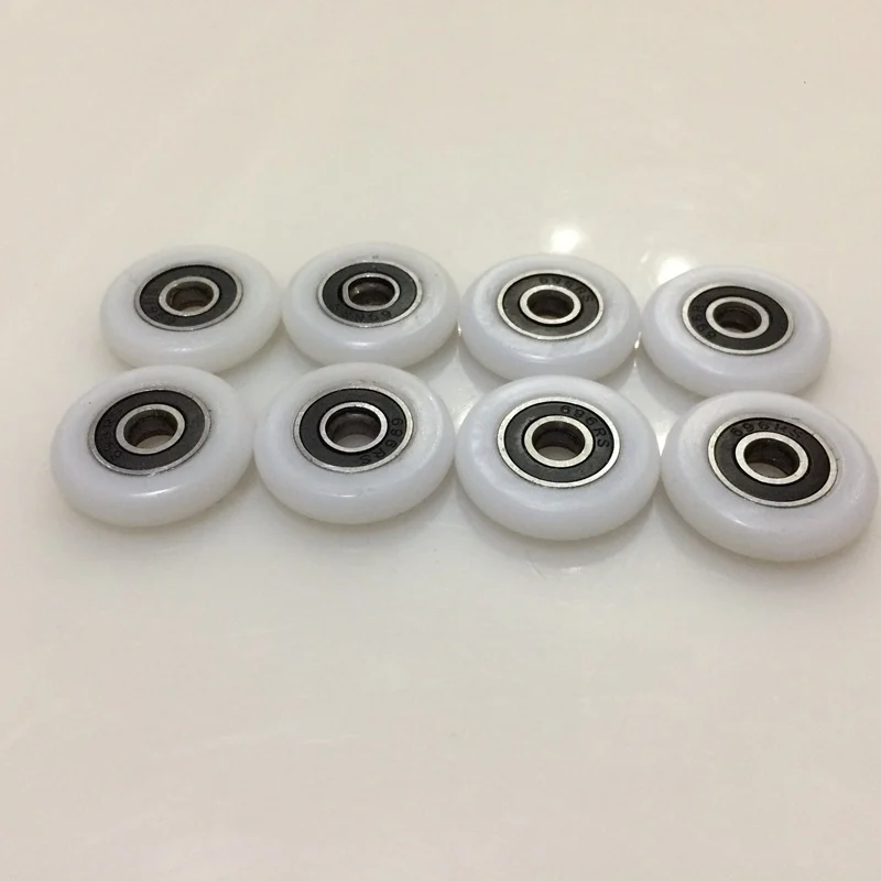 8pcs 4 шт./8 шт./10 шт. комплектующие для ванной подшипник роликовый для ванны опорный каток шкафа колеса 20 мм/23 мм/25 мм G25 Прямая поставка - Цвет: 8pcs