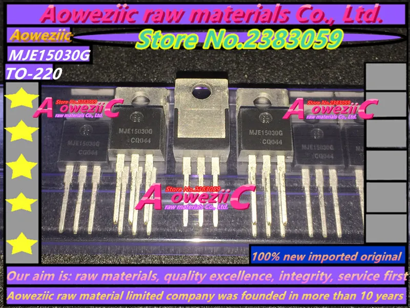 Aoweziic 100% новый импортный оригинальный MJE15031G MJE15030G MJE15030 MJE15031 аудио силовой