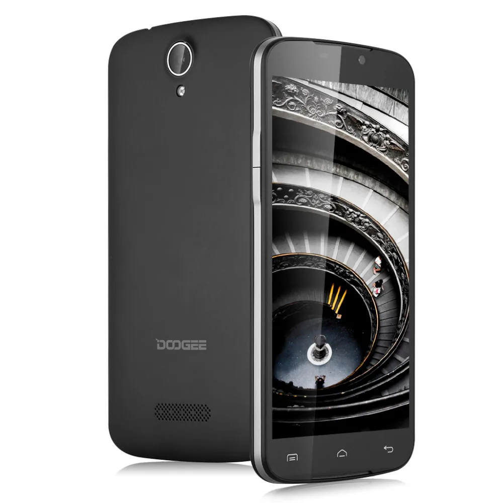 Оригинал DOOGEE X6 MTK6580 4 ядра смартфон 5 дюйма 1280*720 Android 1 сотовый телефон 3000 mAh