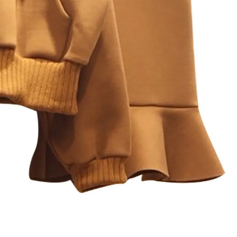 Mapusitom Зима Весна Пуловеры с длинным рукавом Толстовка + Русалка Трубы по колено