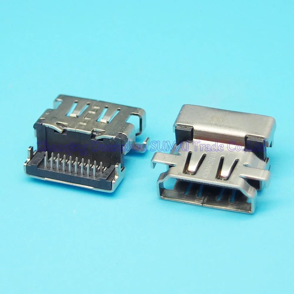 10 шт./лот 19pin HDMI разъем HD USB порт для acer sumsung hp lenovo etc Jack VGA|usb game|port usb chargerusb flash port |
