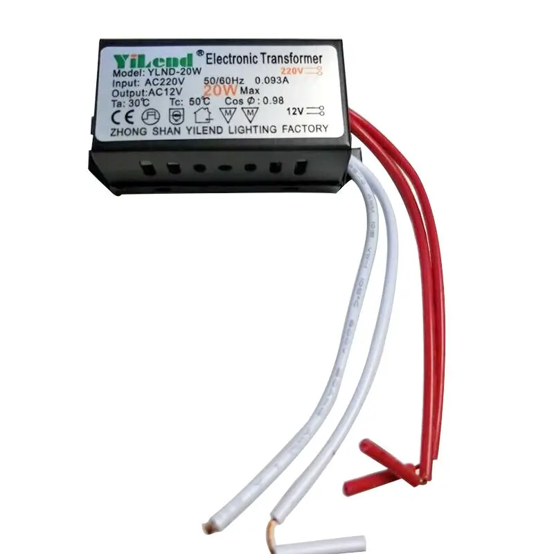 1 шт. электронный трансформатор для светодиодных ламп MR11 MR16 G4 от 220 В переменного