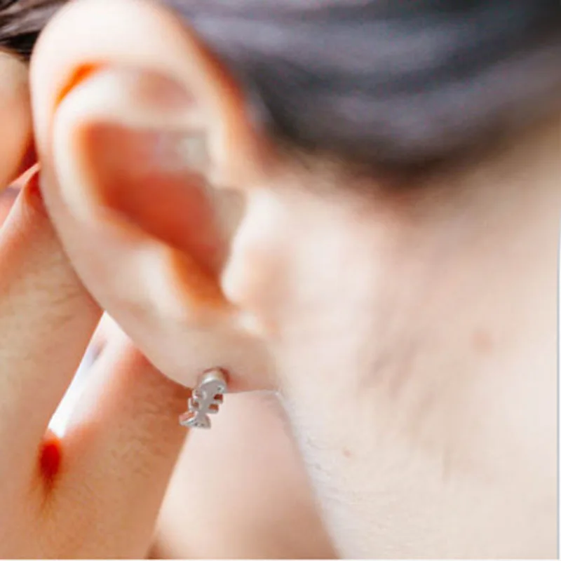 1 пара античных серебряных/золотых тонов кленовых листьев/горшков Листьев