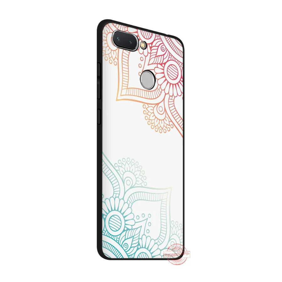 WEBBEDEPP Mandala Flower Soft Phone Case for Redmi Note 8 7 6 5 Pro 4A 5A 6A 4X Plus S2 Go Cases | Мобильные телефоны и