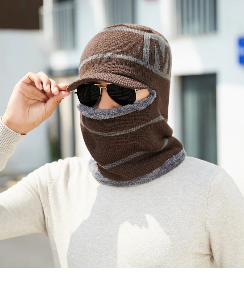 Skullies Beanies мужской шарф вязаная шапка мужская плюс warm шапка теплая шерсть толстые зимние шапки для мужчин и женщин шапка бини