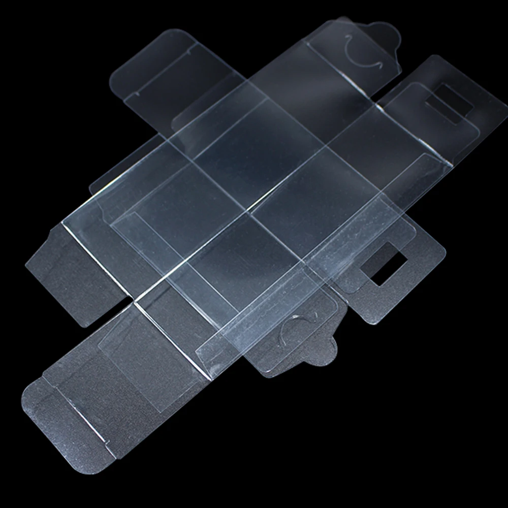 30 шт./лот прозрачная пластиковая коробка из ПВХ для свадьбы вечеринки на день