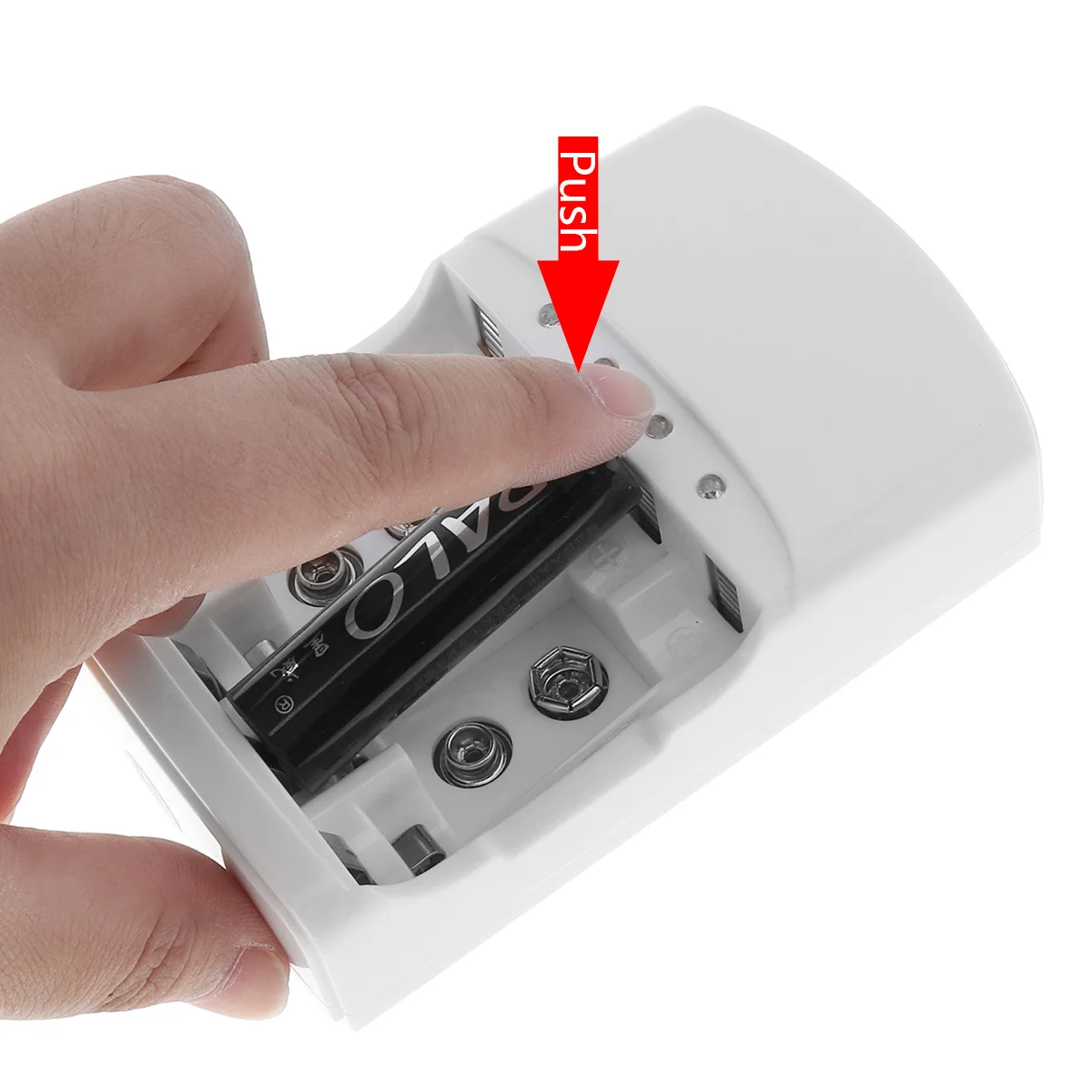 Быстрое зарядное устройство с ЖК дисплеем и функцией разряда для перезаряжаемых