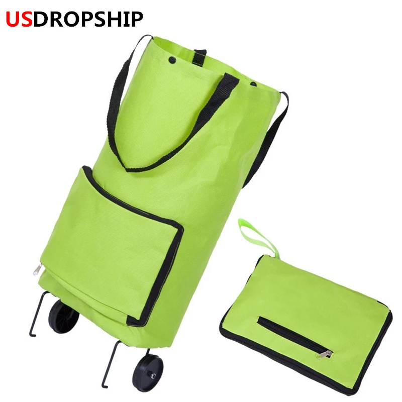 USDROPSHIP Складная хозяйственная сумка тележка Сумка на колесах сумки купить овощи