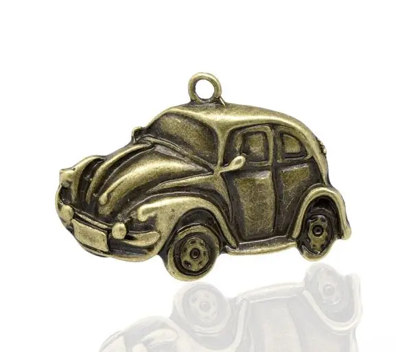 Doreenbeads розница, Античная бронзовая подвеска 38x27 мм, продается в упаковке 10