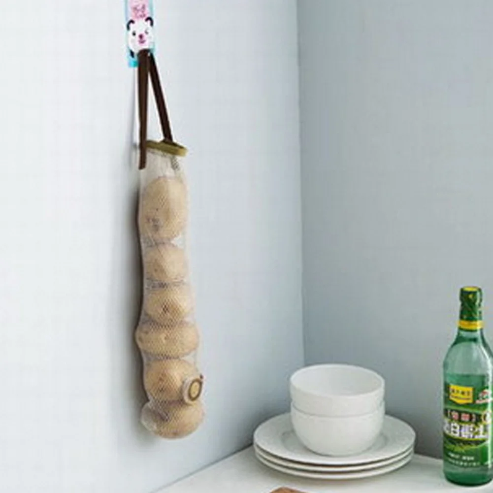 Creative Home Furnishing Hollow Breathable Hanging Storage Bag Of Fruit And Vegetable Garlic Onion | Дом и сад