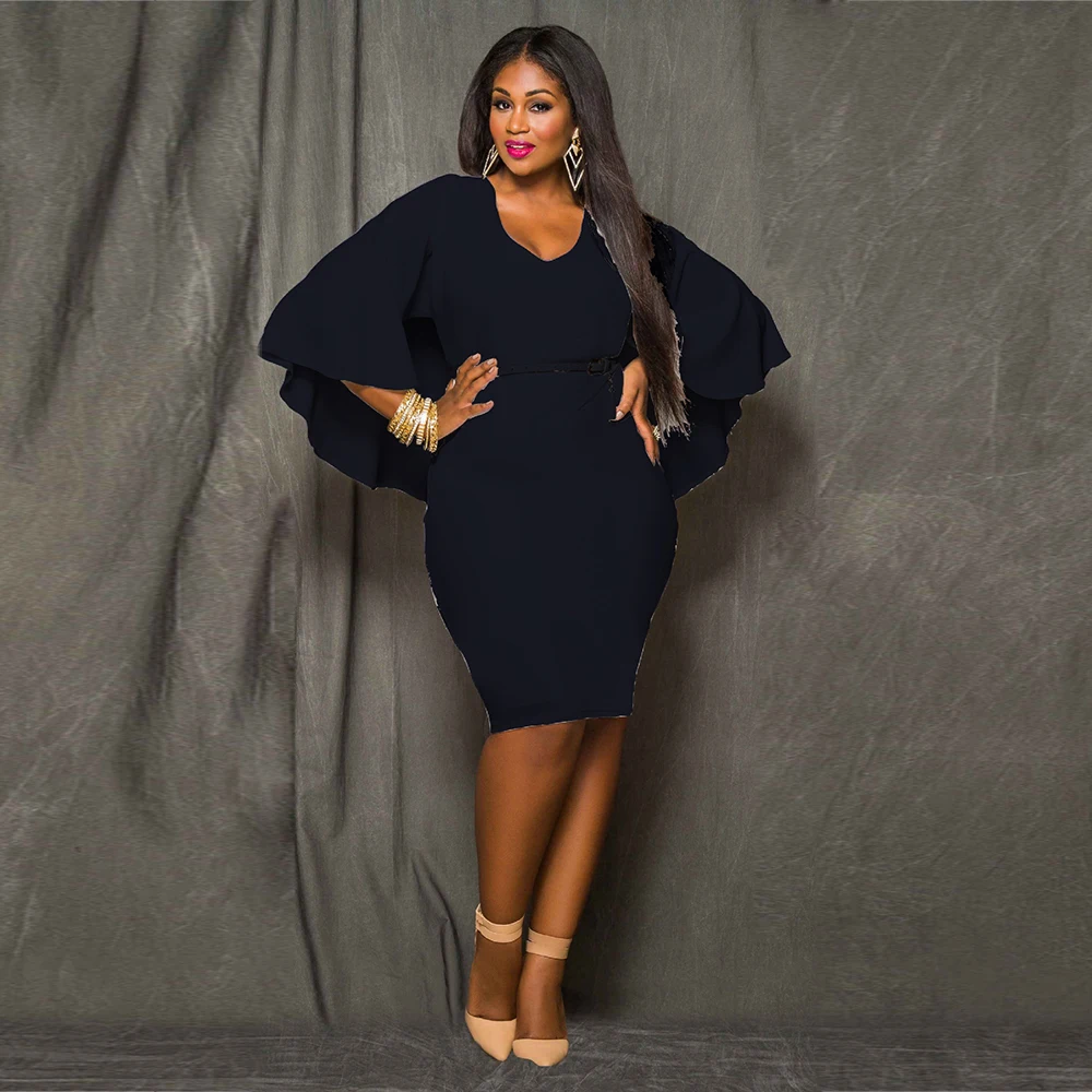 Женская одежда больших размеров 2017 осеннее Сексуальное Женское Платье с