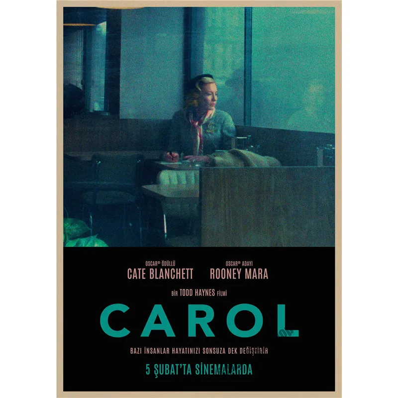 Carol ретро плакат, крафт-бумага, бумага для бара, кафе, домашний Декор, живопись, наклейка на стену - Цвет: Серый