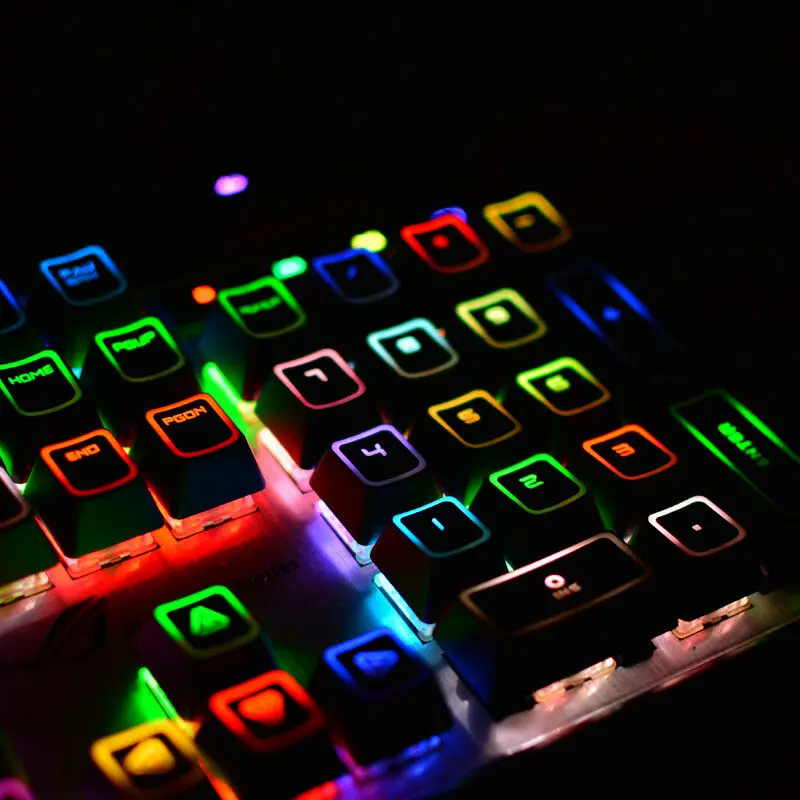 Механическая игровая клавиатура Corsair ROG с подсветкой 104 клавиш верхняя печать