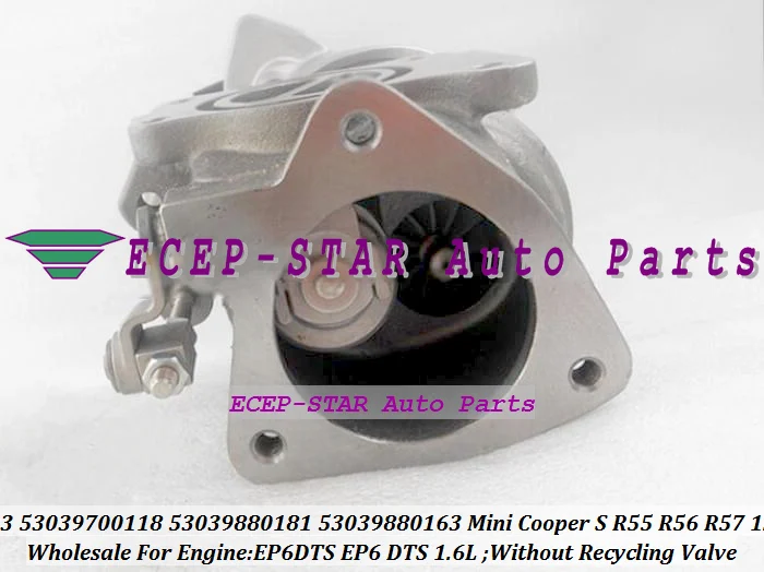 K03 118 53039700163 53039700118 53039700181 163 турбо для Mini Cabrio Cooper S R55 R56 R57 2002 10 EP6 DTS CDTS 1.6L без e