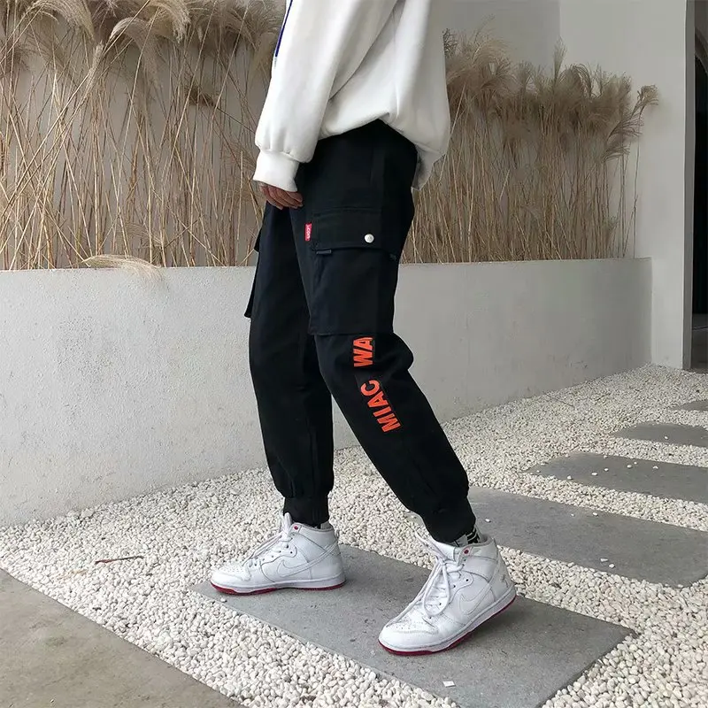 Мужские повседневные брюки Zogaa черные синие комбинезоны Популярные Молодежные