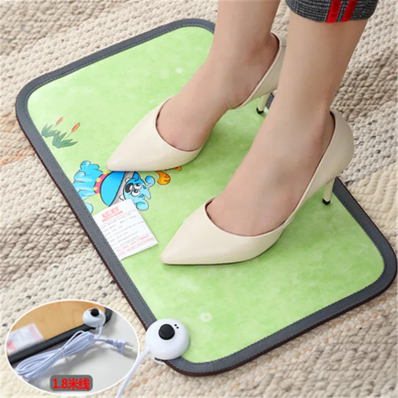 

SF-3,Electric Heating Foot Mat Warmer Electric Heating Pads Feet Leg Warmer Carpet Thermostat Warming Tools Home Office Leather