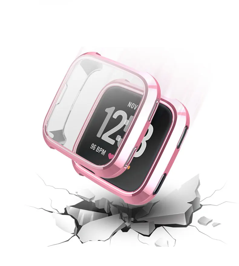 LNOP Чехол для Fitbit Versa 2/versalite ремешок для экрана протектор Силиконовый чехол все включено мягкая рамка аксессуары для часов